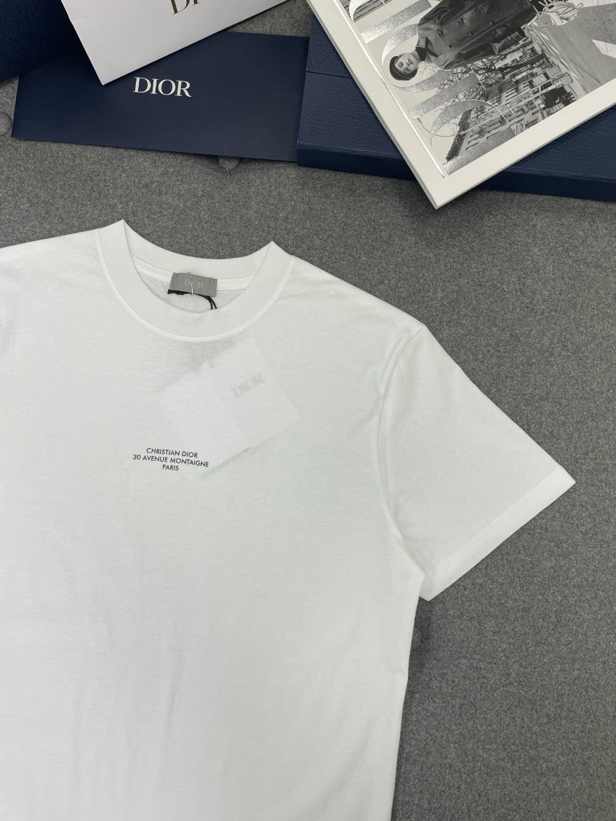 디올 스몰 레터링 로고 반팔티