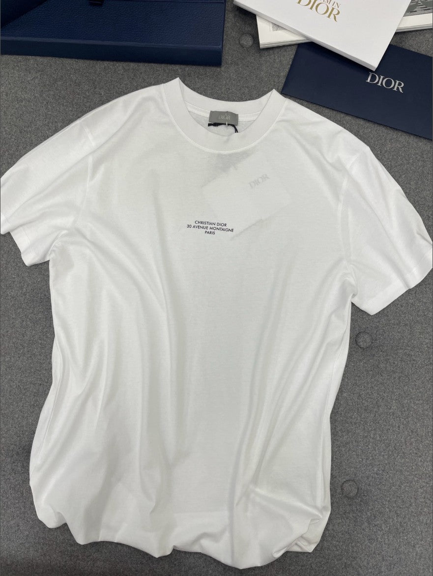 디올 스몰 레터링 로고 반팔티