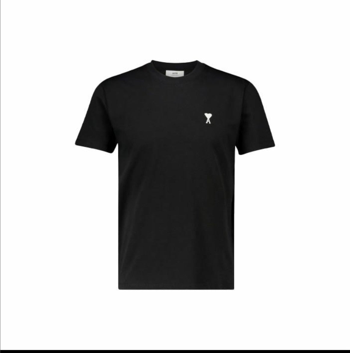 아미 화이트 로고 반팔티