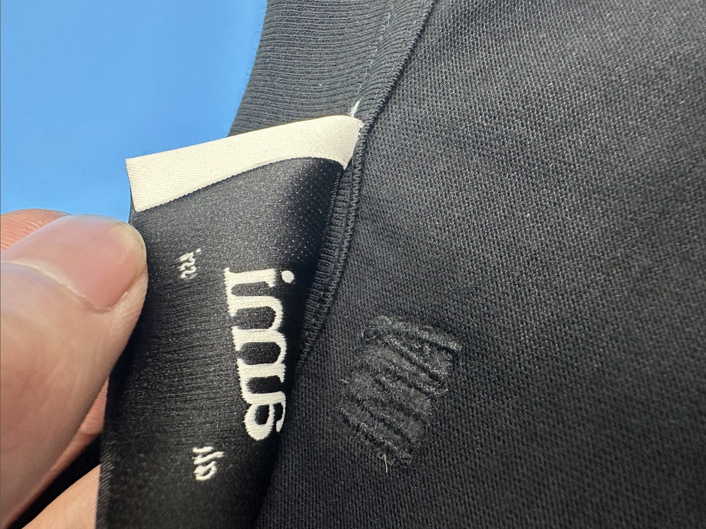 아미 화이트 로고 반팔티