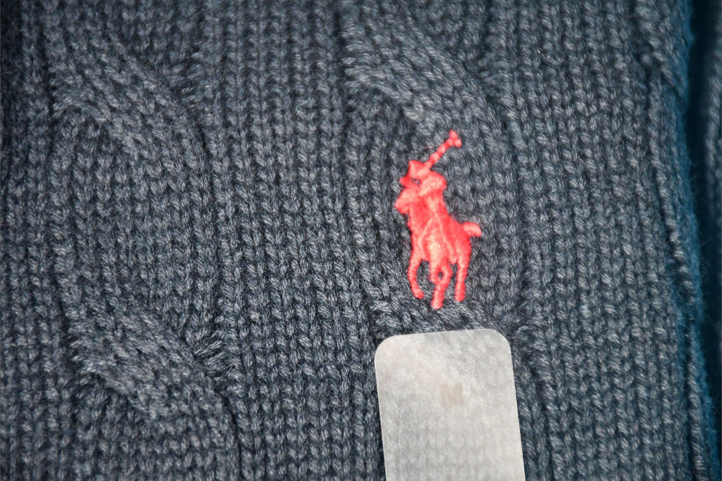 폴로 랄프로렌 케이블 카라 니트 반팔티