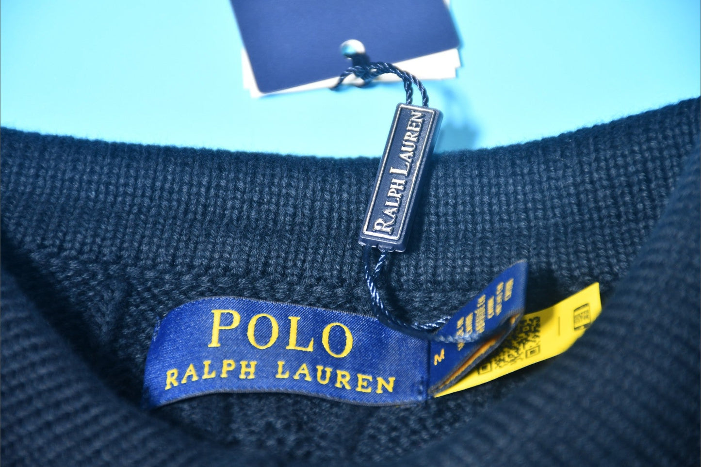 폴로 랄프로렌 케이블 카라 니트 반팔티