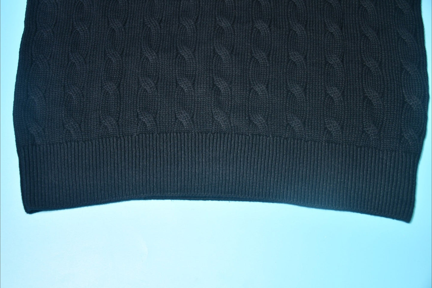 폴로 랄프로렌 케이블 카라 니트 반팔티