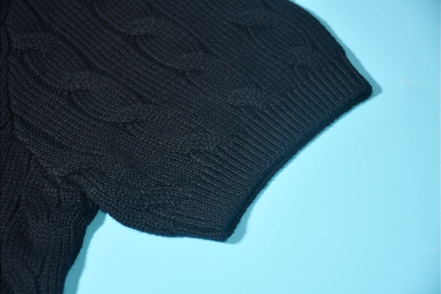 폴로 랄프로렌 케이블 카라 니트 반팔티