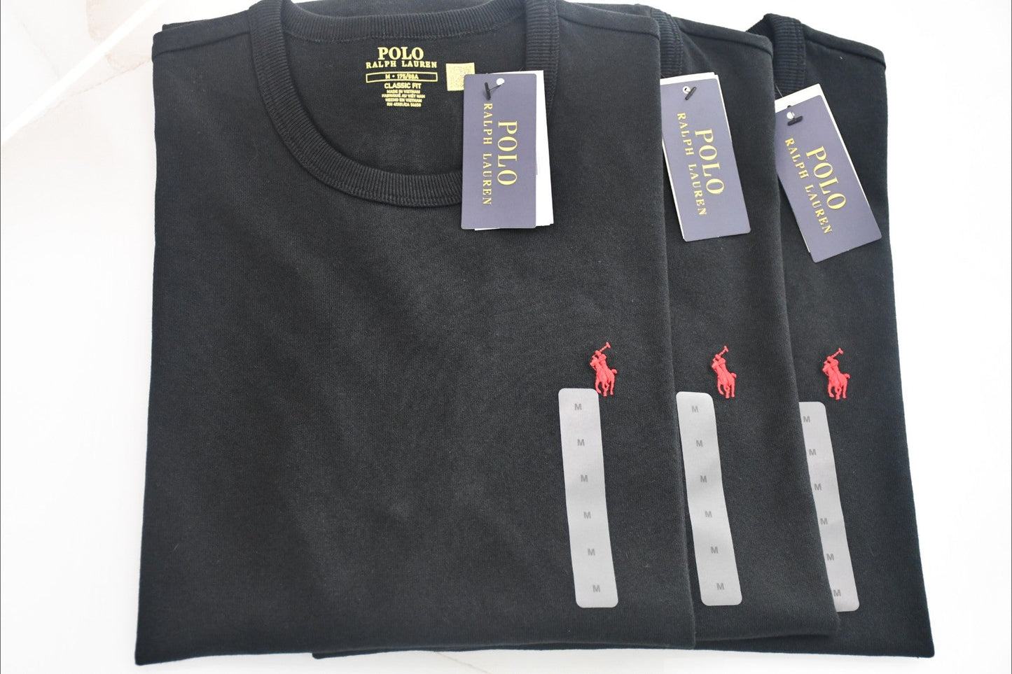 폴로 랄프로렌 오버핏 라운드 반팔티