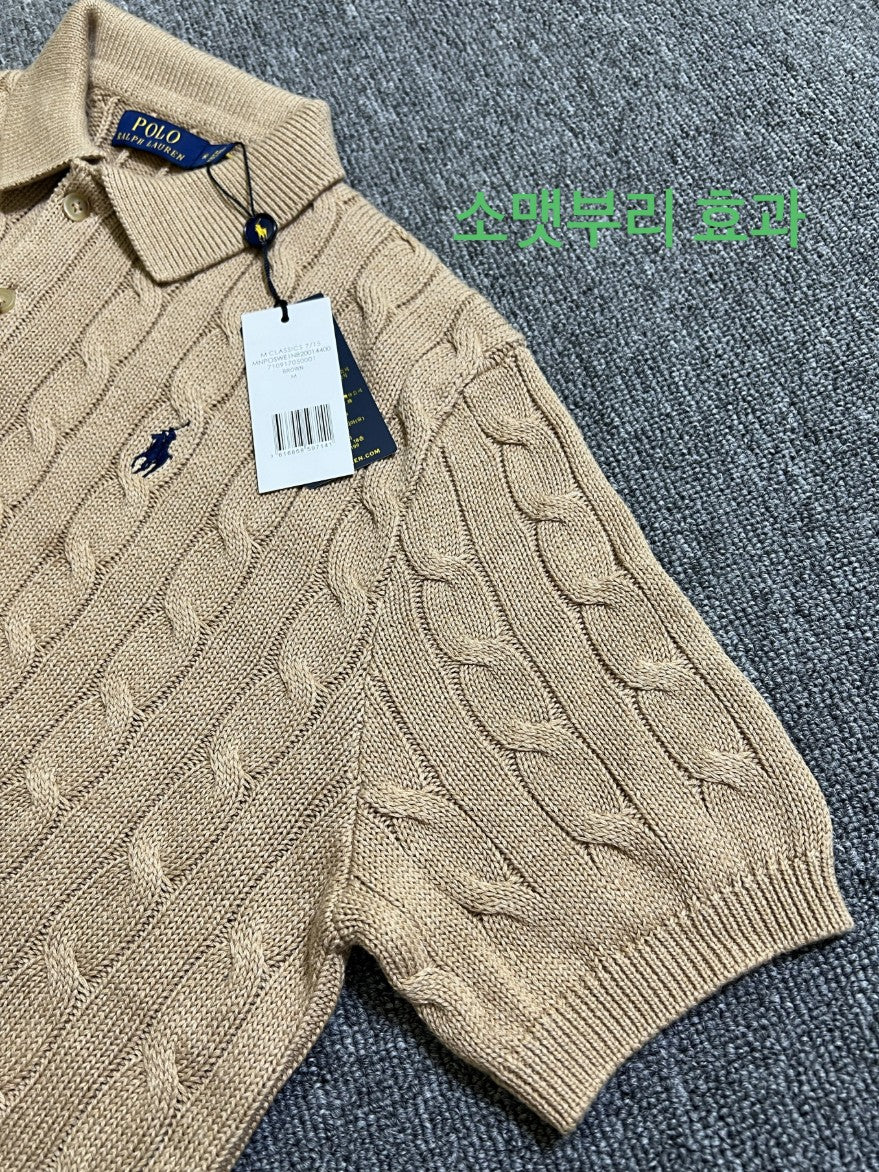 폴로 랄프로렌 케이브 카라 반팔티