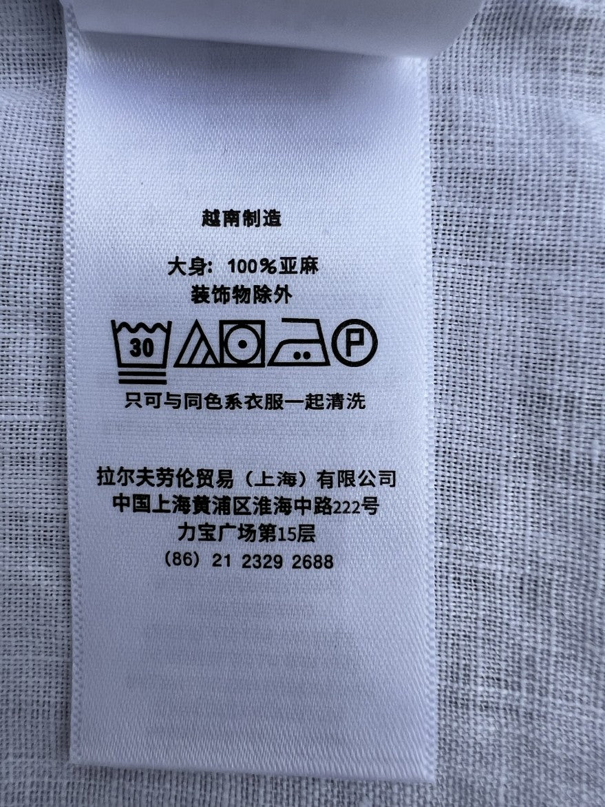 폴로 랄프로렌 여성 린넨 남방 셔츠