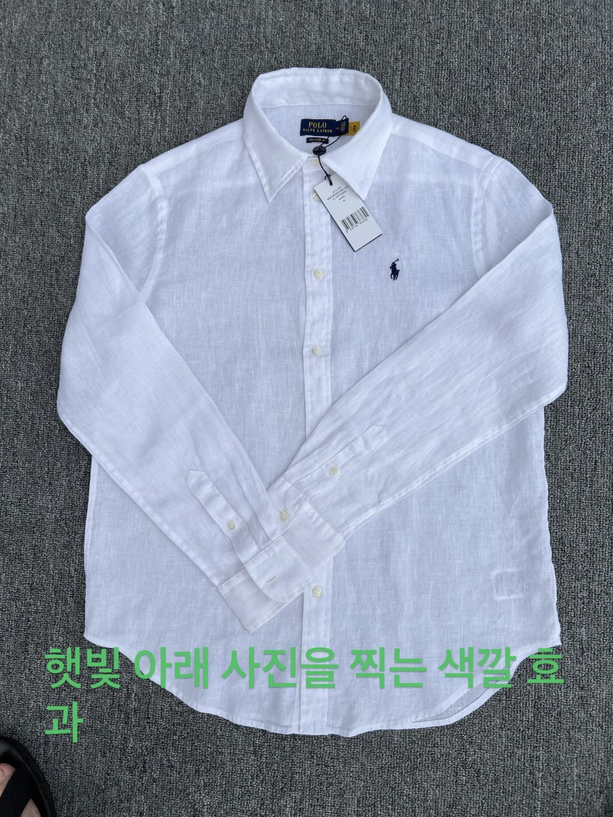 폴로 랄프로렌 여성 린넨 남방 셔츠