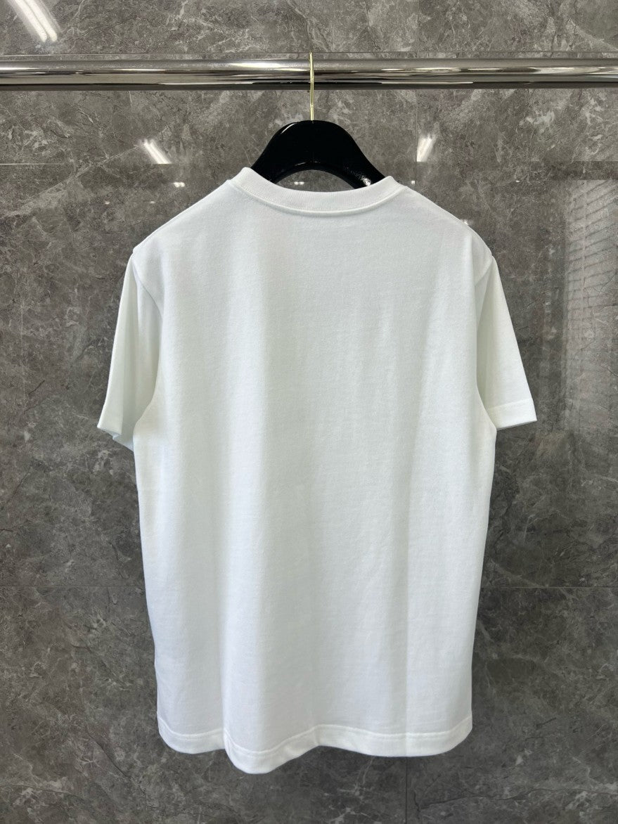 디올 패치 로고 반팔티