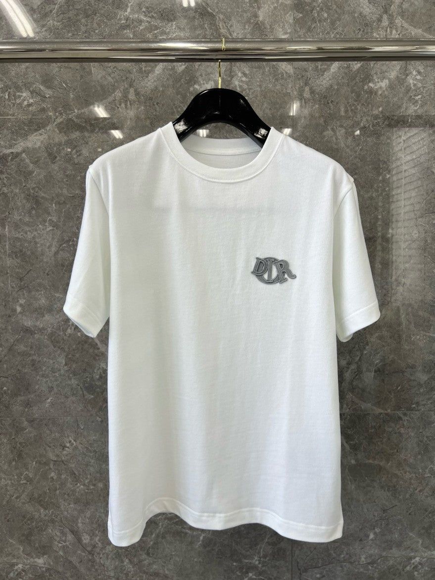 디올 패치 로고 반팔티