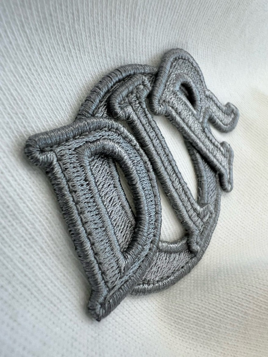 디올 패치 로고 반팔티