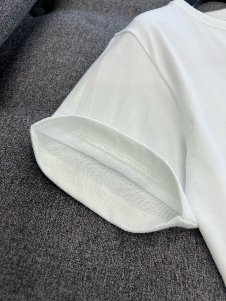 디올 패치 로고 반팔티