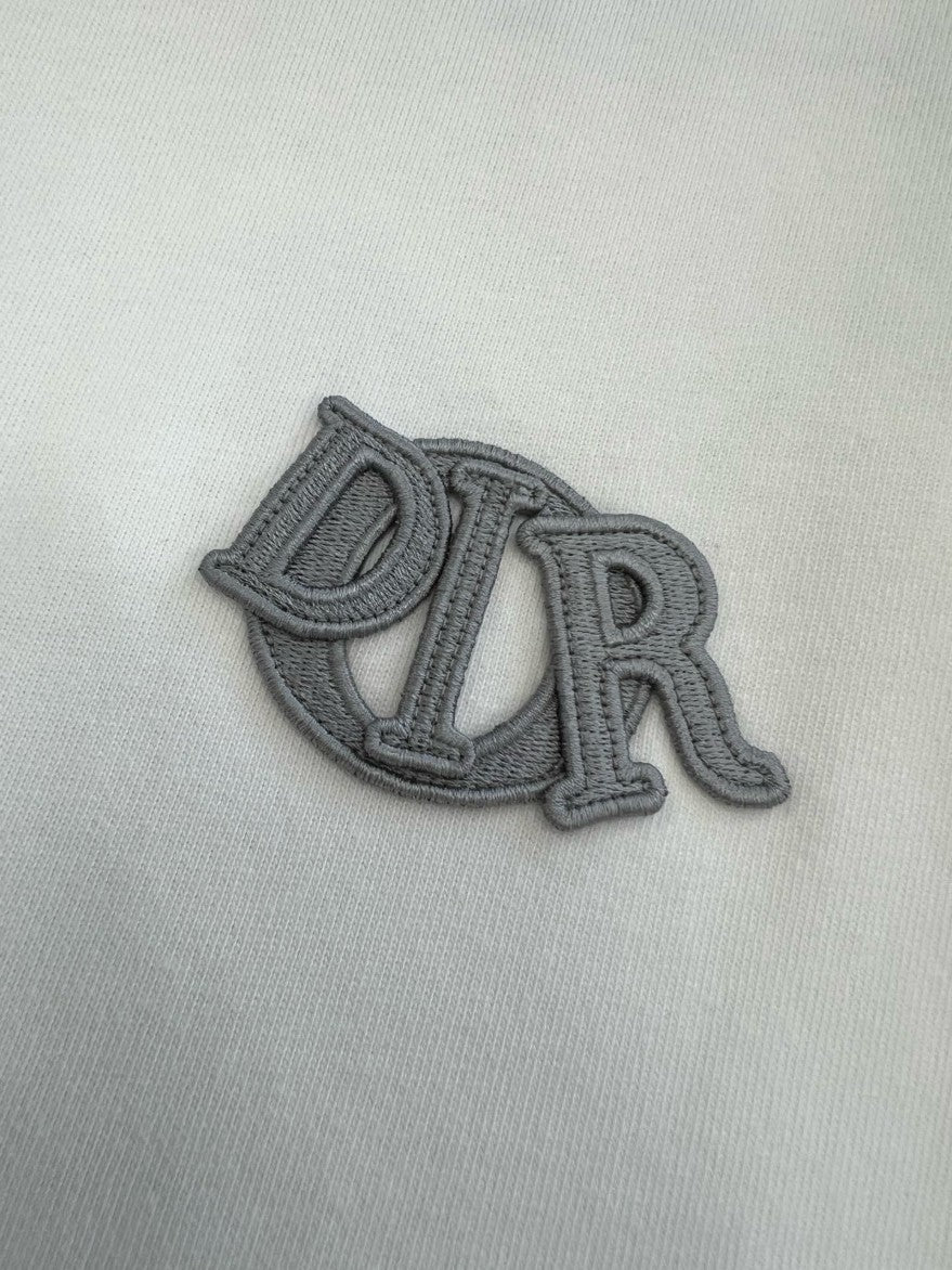 디올 패치 로고 반팔티