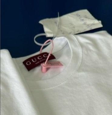 구찌 자수 GG 로고 반팔티