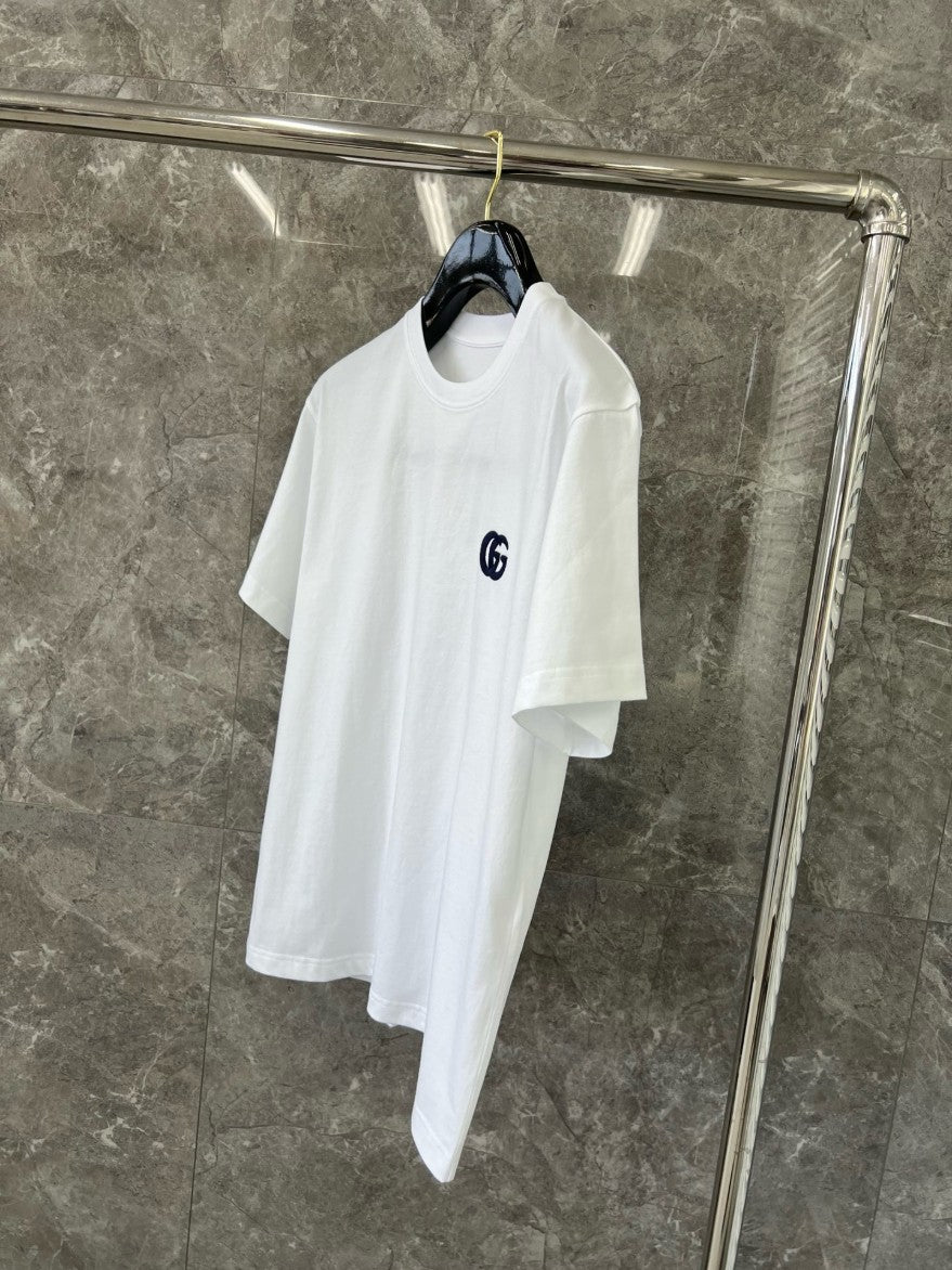 구찌 자수 GG 로고 반팔티