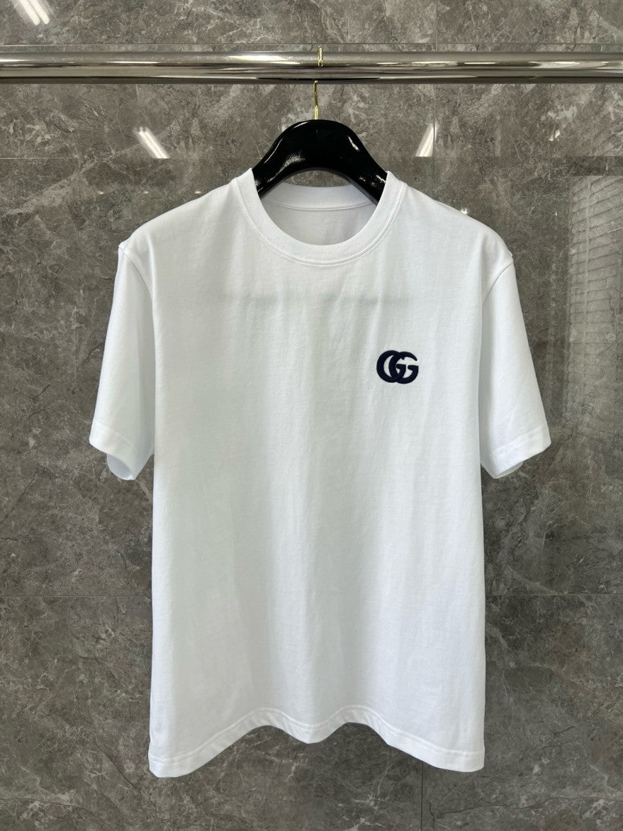 구찌 자수 GG 로고 반팔티