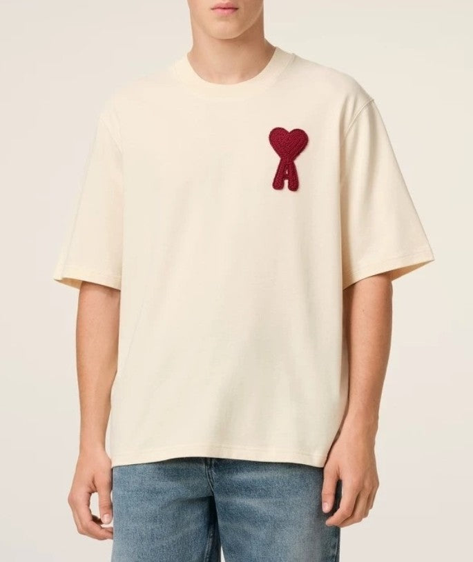 아미 빅 로고 반팔티