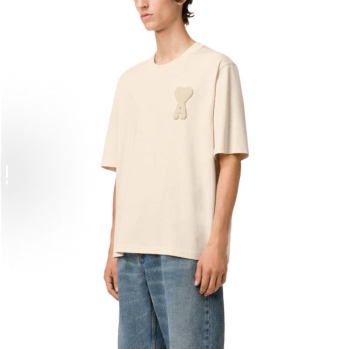 아미 빅 로고 반팔티