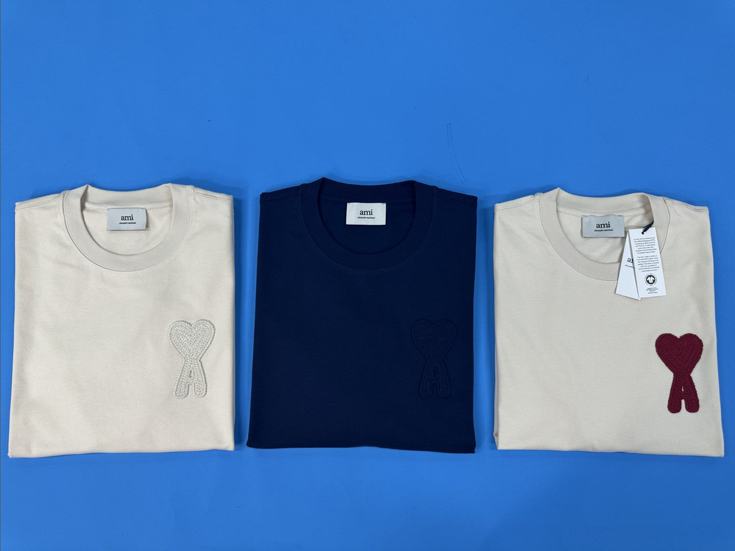 아미 빅 로고 반팔티