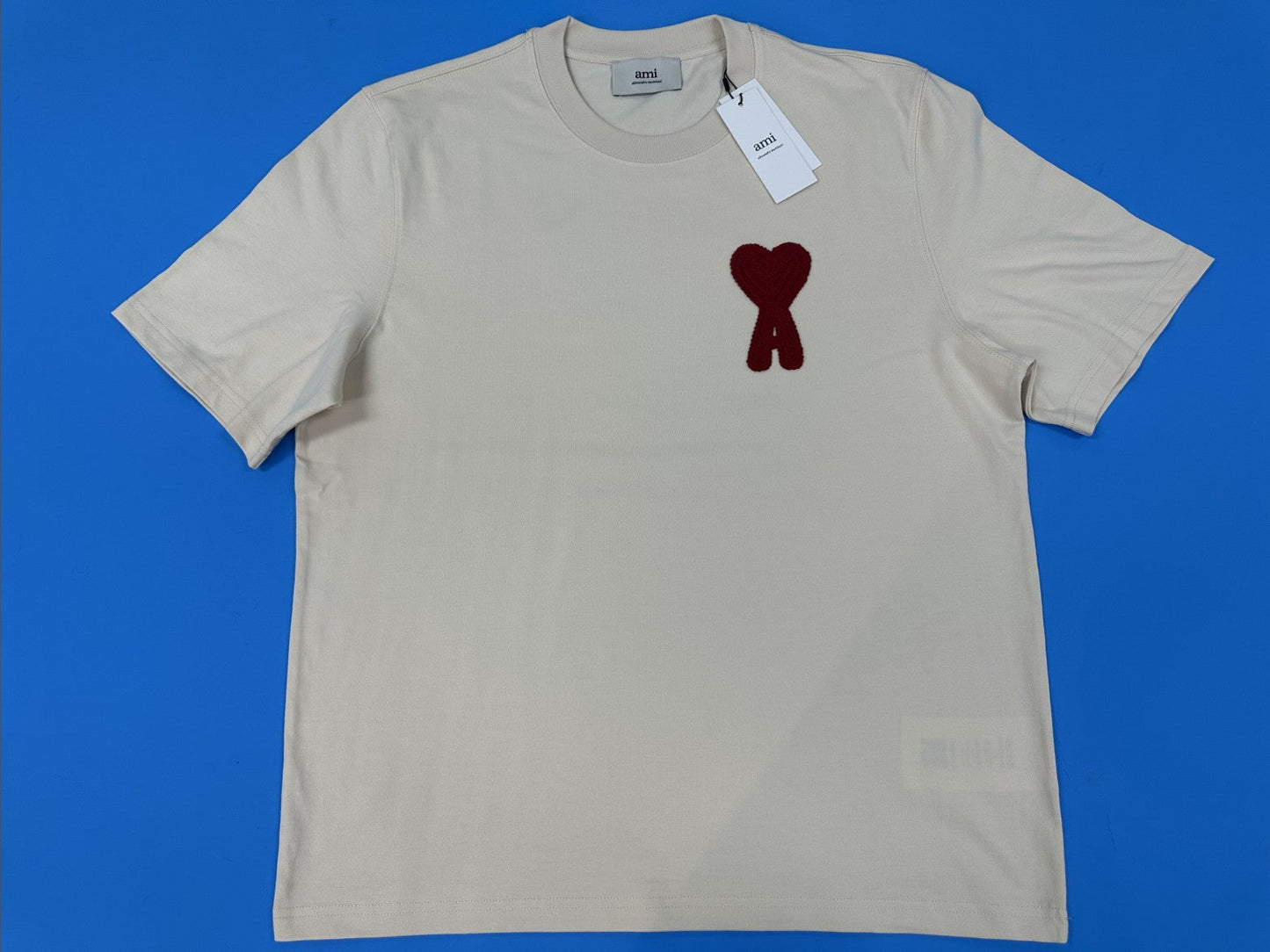 아미 빅 로고 반팔티