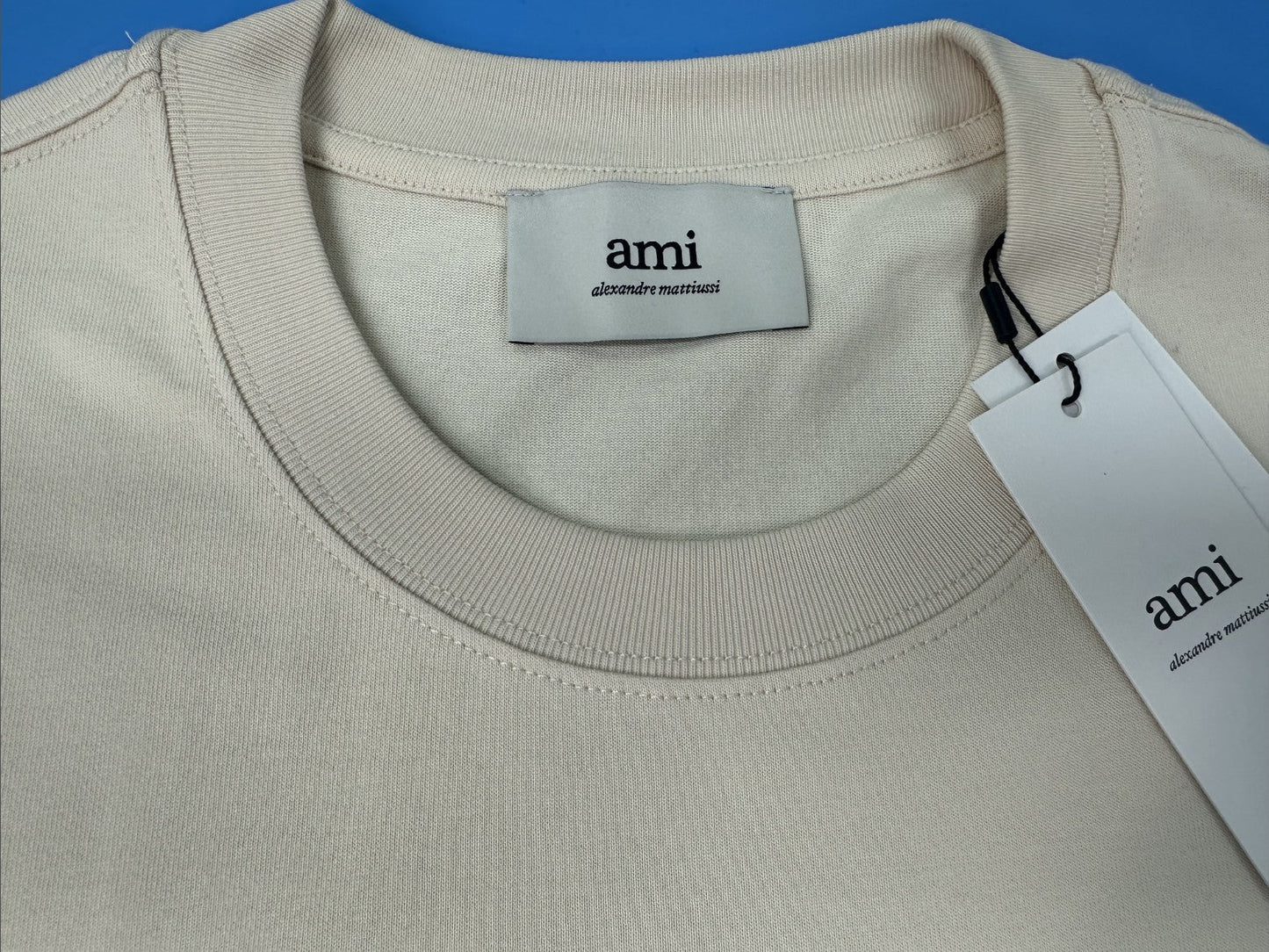 아미 빅 로고 반팔티