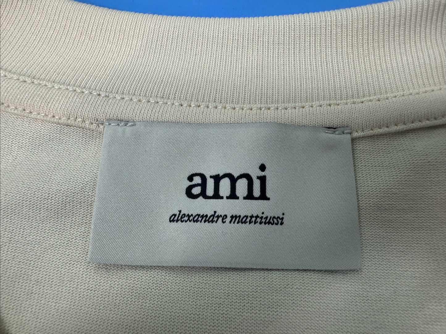 아미 빅 로고 반팔티