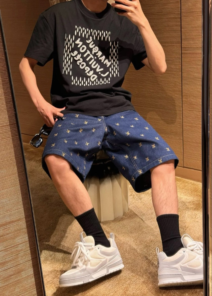 루이비통 pearl 로고 반팔티