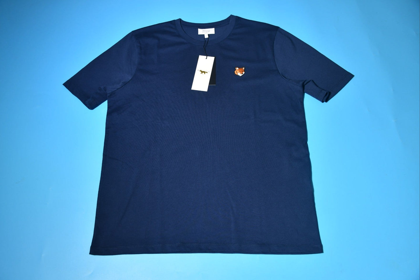 메종키츠네 싱글 헤드 로고 반팔티