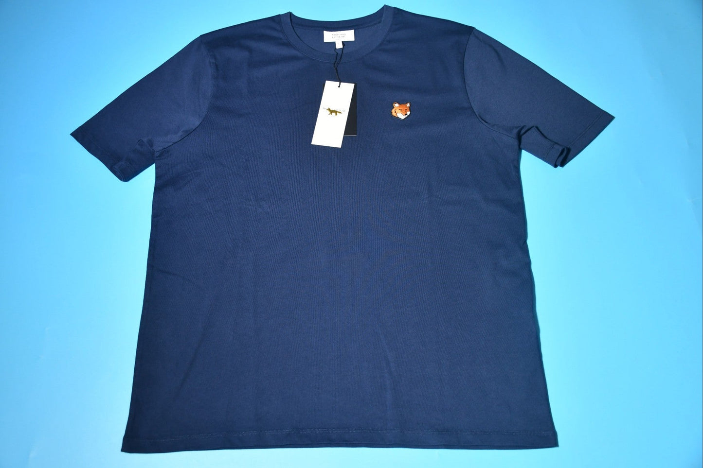 메종키츠네 싱글 헤드 로고 반팔티