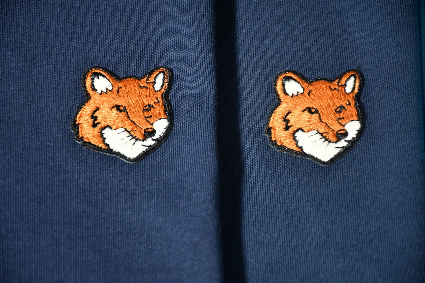 메종키츠네 싱글 헤드 로고 반팔티