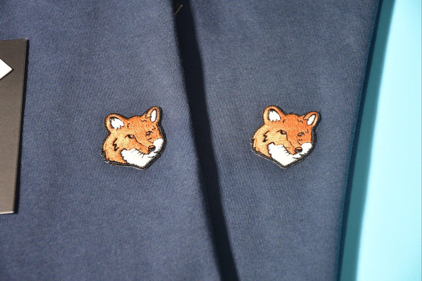 메종키츠네 싱글 헤드 로고 반팔티