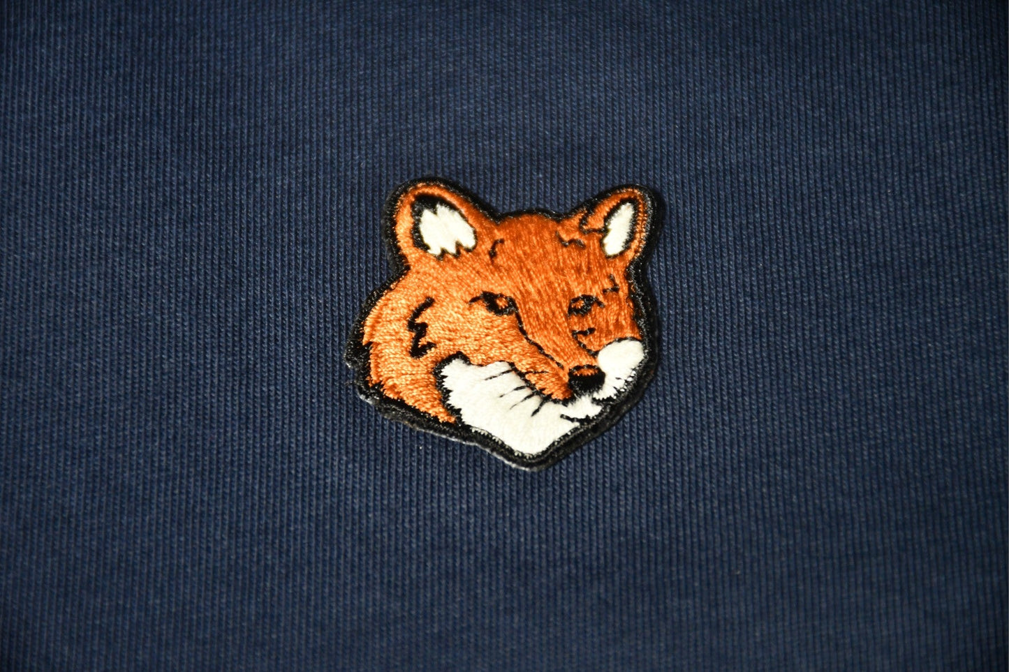 메종키츠네 싱글 헤드 로고 반팔티