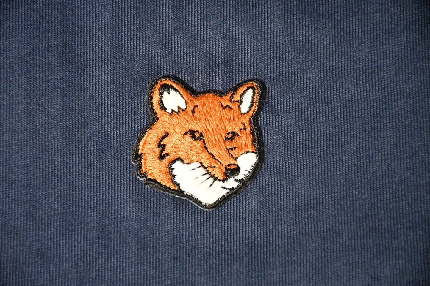 메종키츠네 싱글 헤드 로고 반팔티