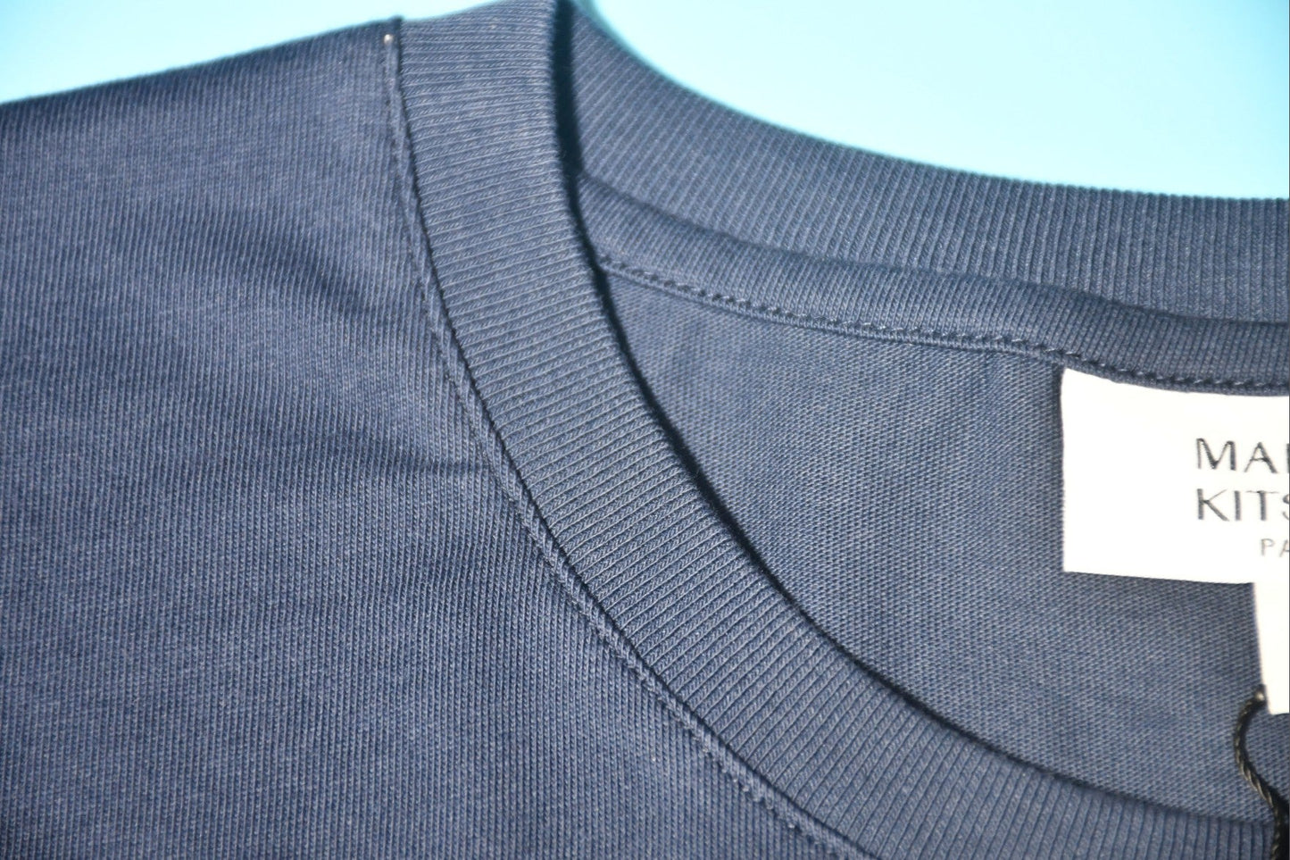 메종키츠네 싱글 헤드 로고 반팔티