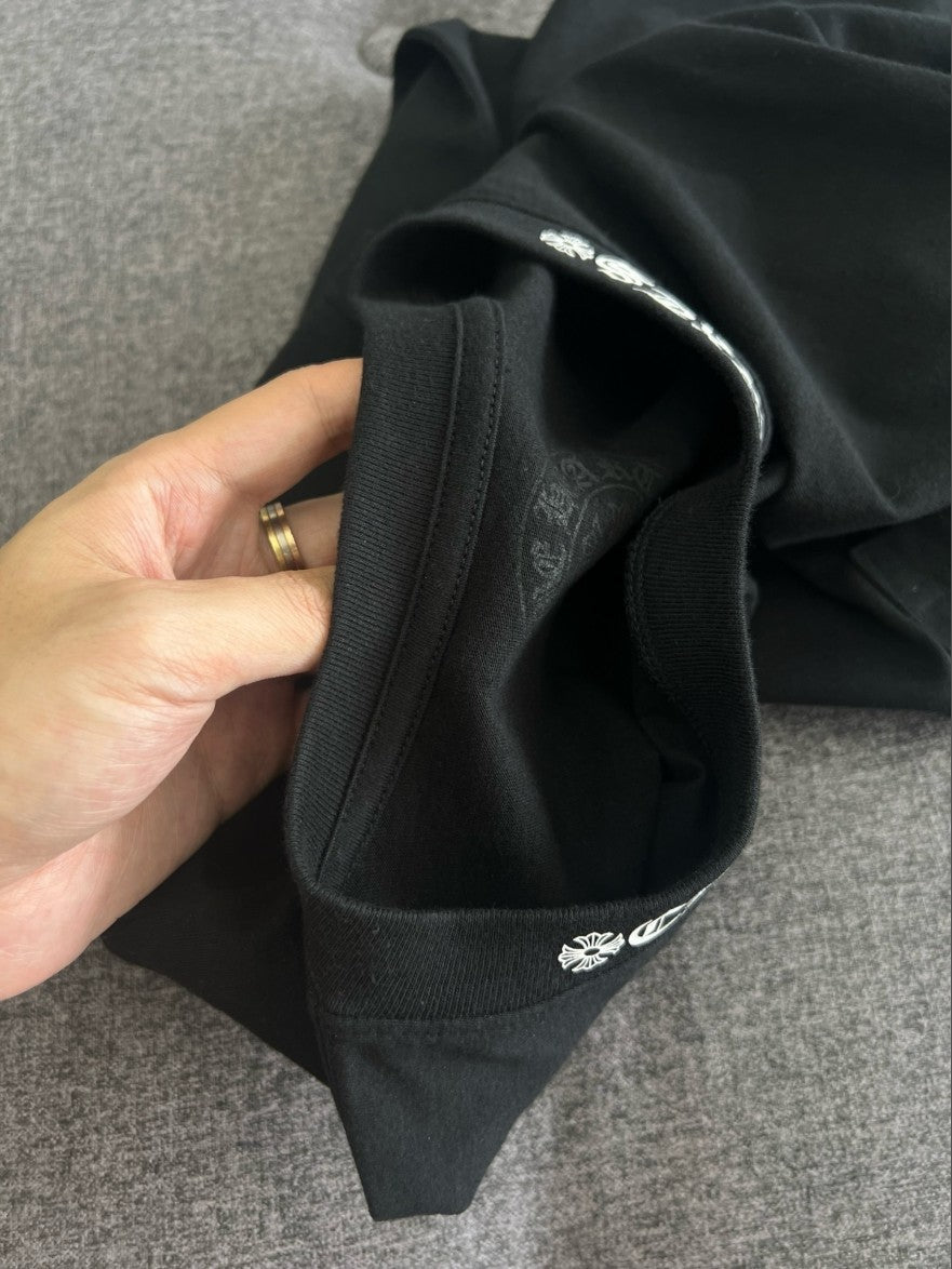 크롬하츠 넥 로고 포켓 반팔티