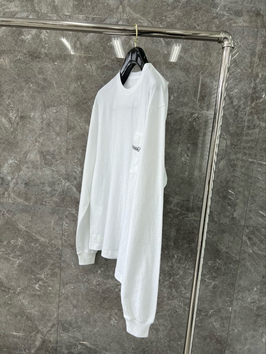 크롬하츠 포켓 로고 긴팔티