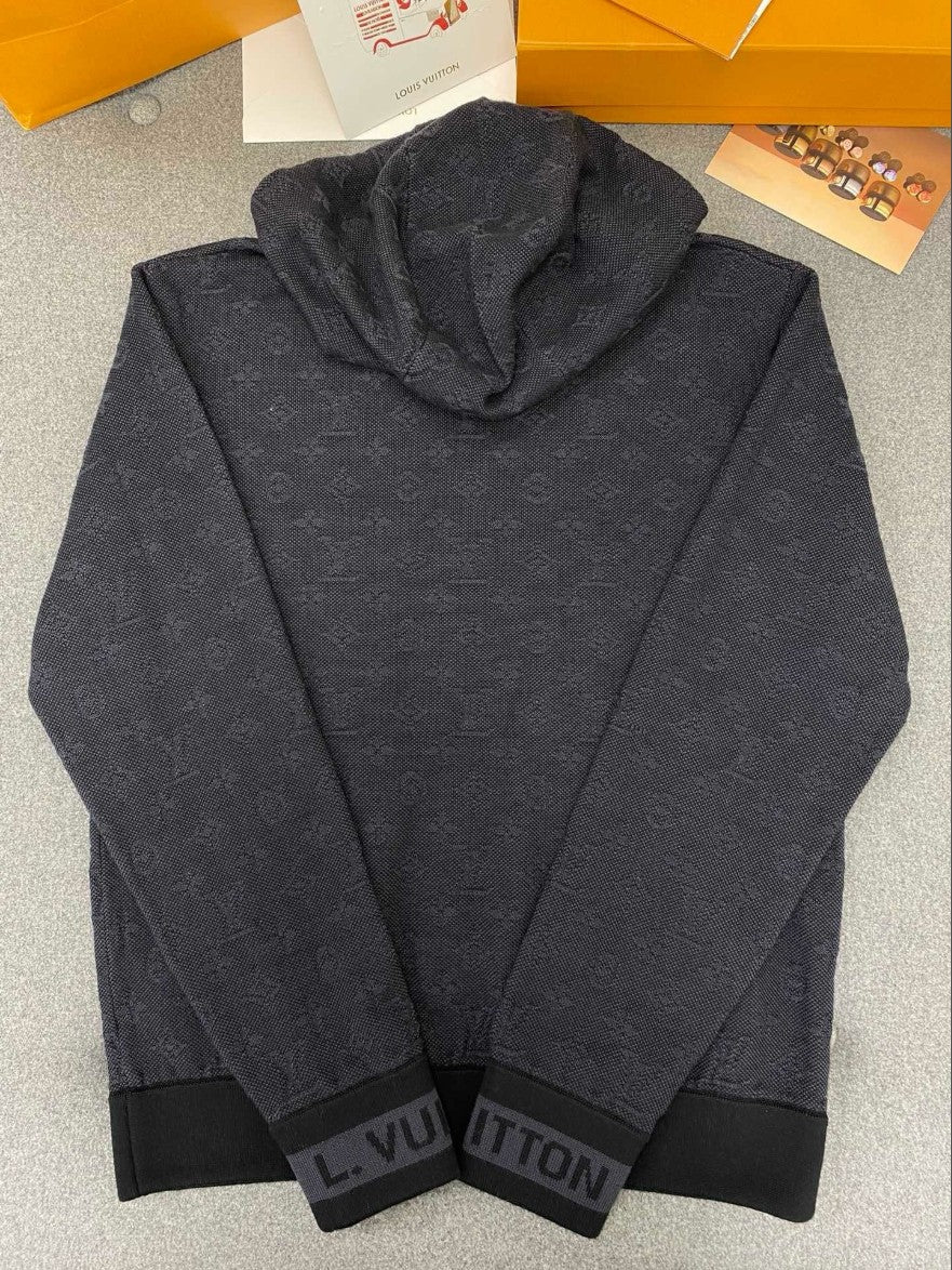 루이비통 LV 소매 로고 후드티