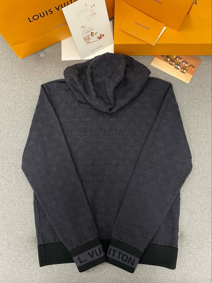 루이비통 LV 소매 로고 후드티