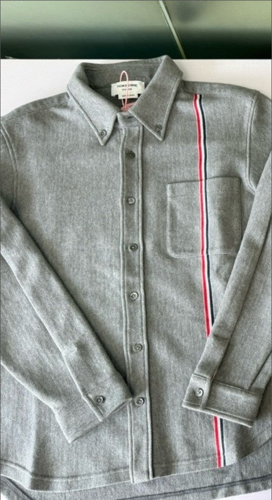 톰브라운 가슴 삼선 셔츠 남방 자켓