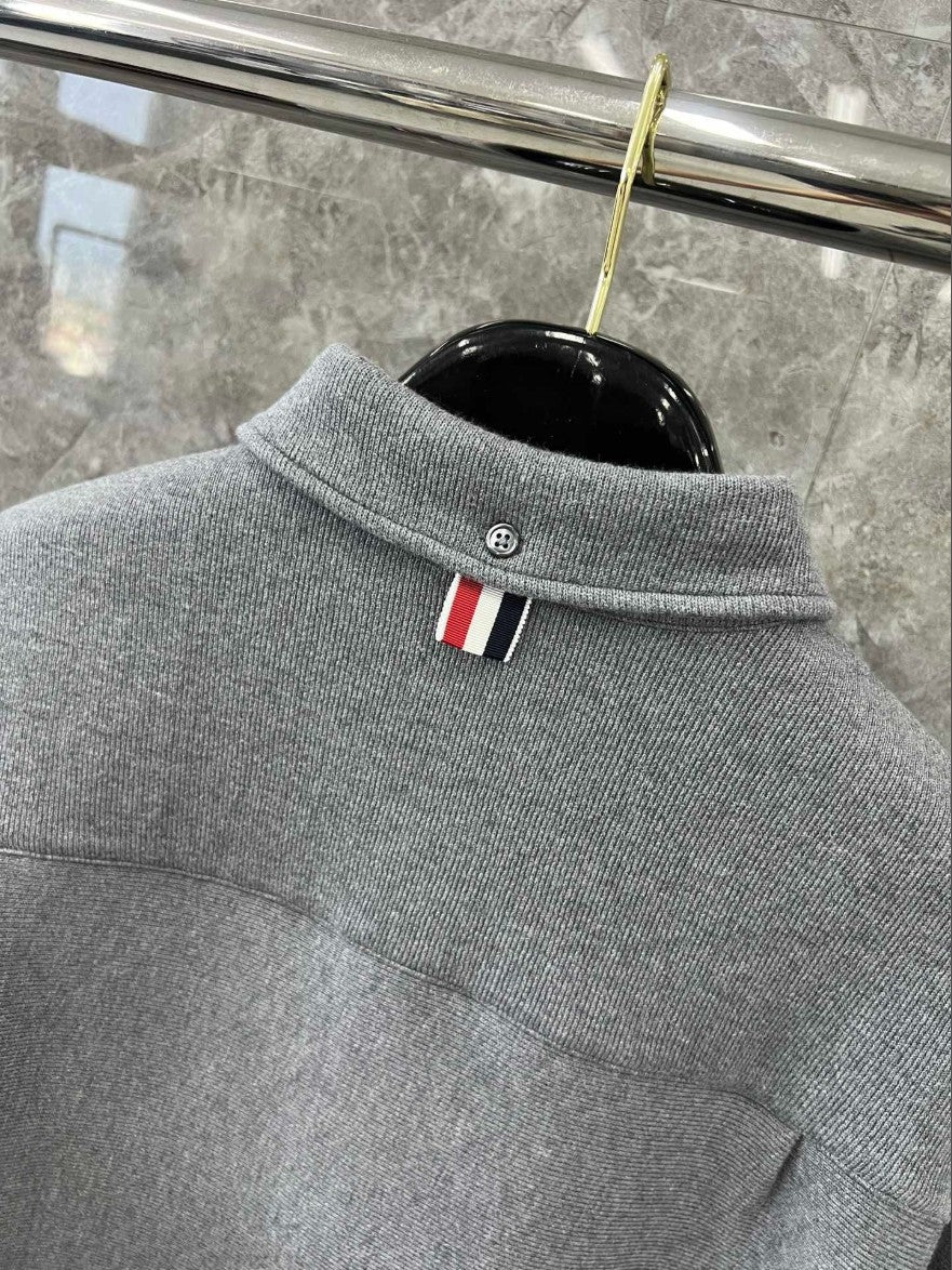 톰브라운 가슴 삼선 셔츠 남방 자켓