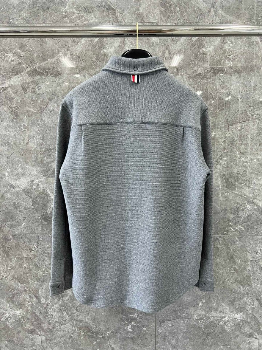 톰브라운 가슴 삼선 셔츠 남방 자켓