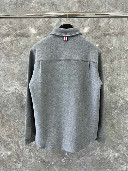 톰브라운 가슴 삼선 셔츠 남방 자켓