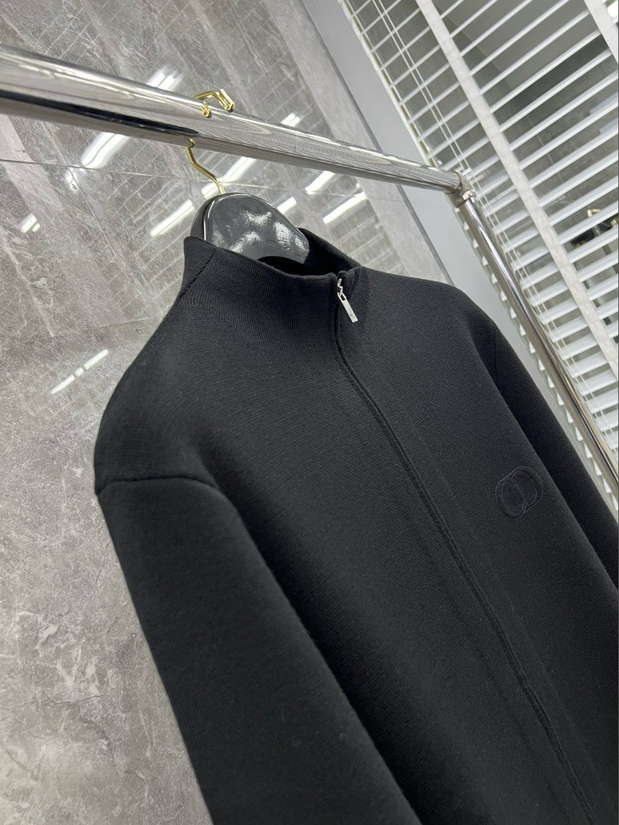 디올 투웨이 울 니트 집업