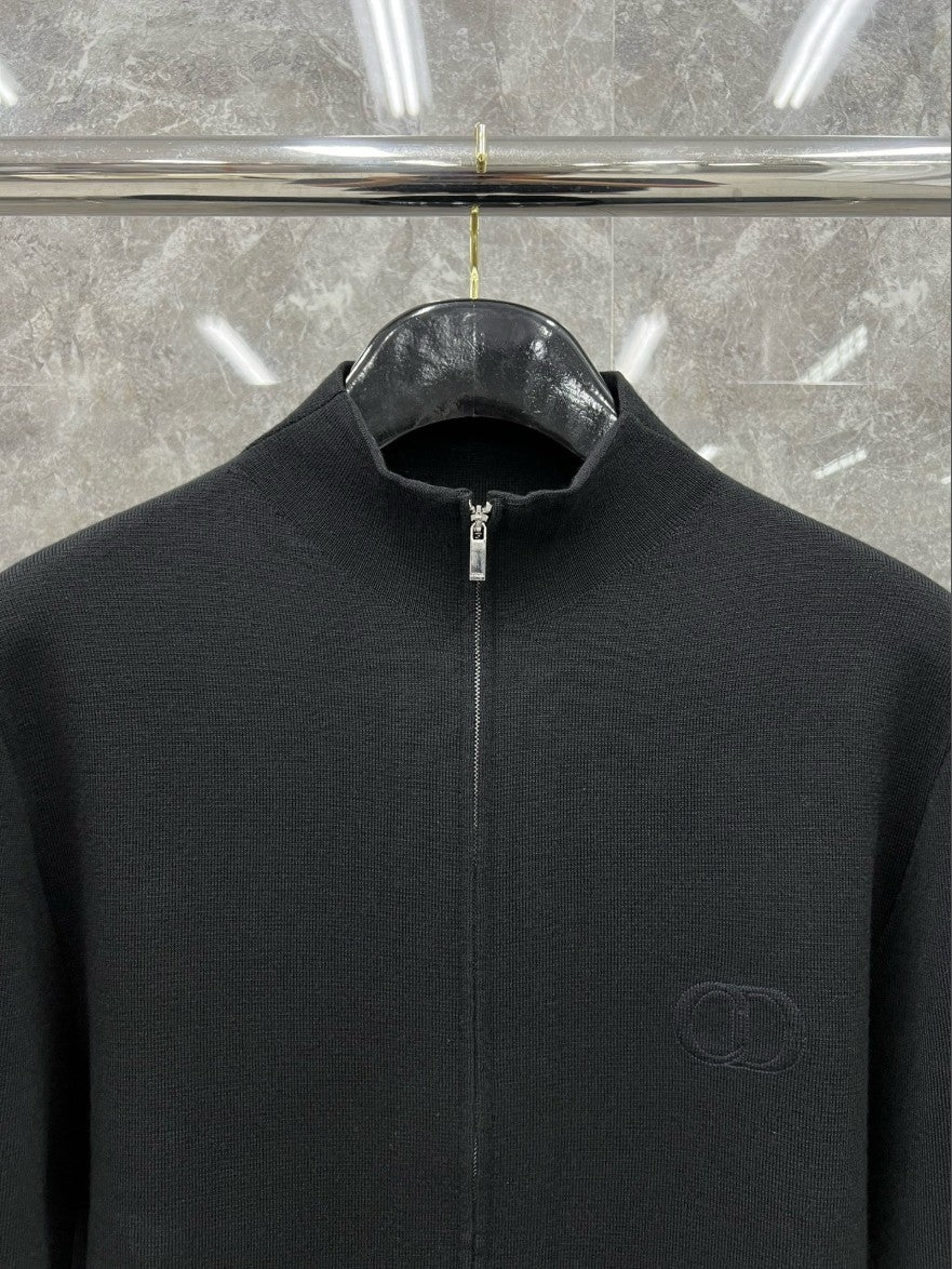 디올 투웨이 울 니트 집업