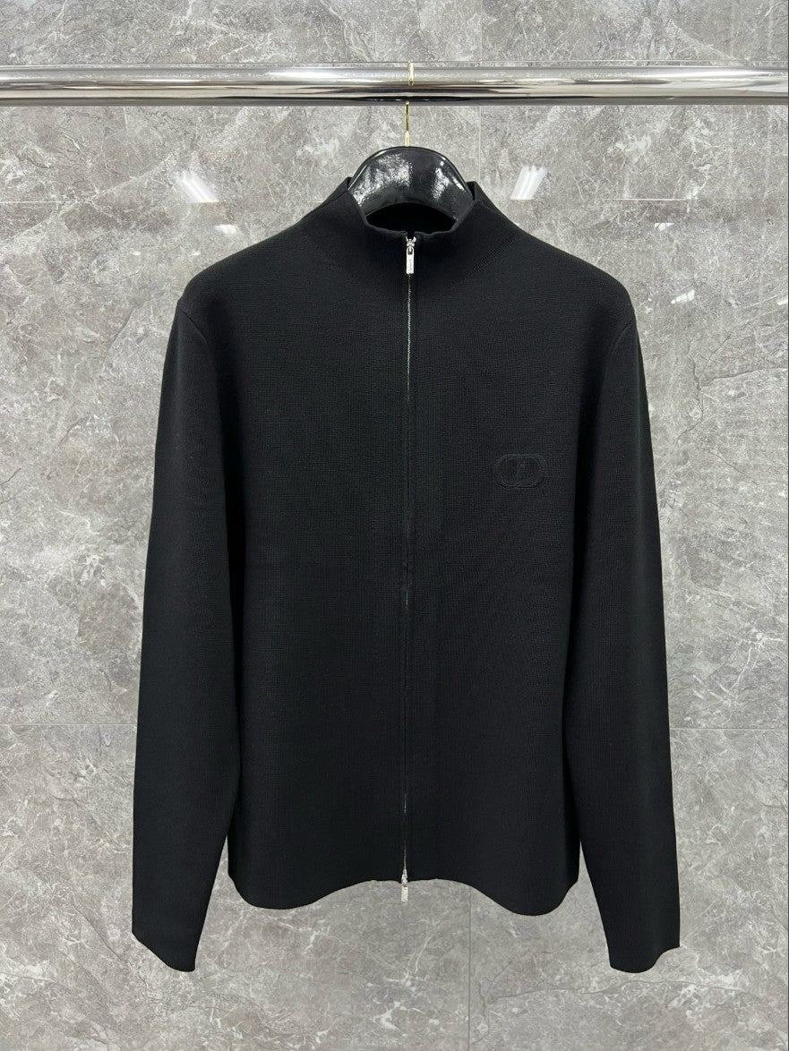 디올 투웨이 울 니트 집업