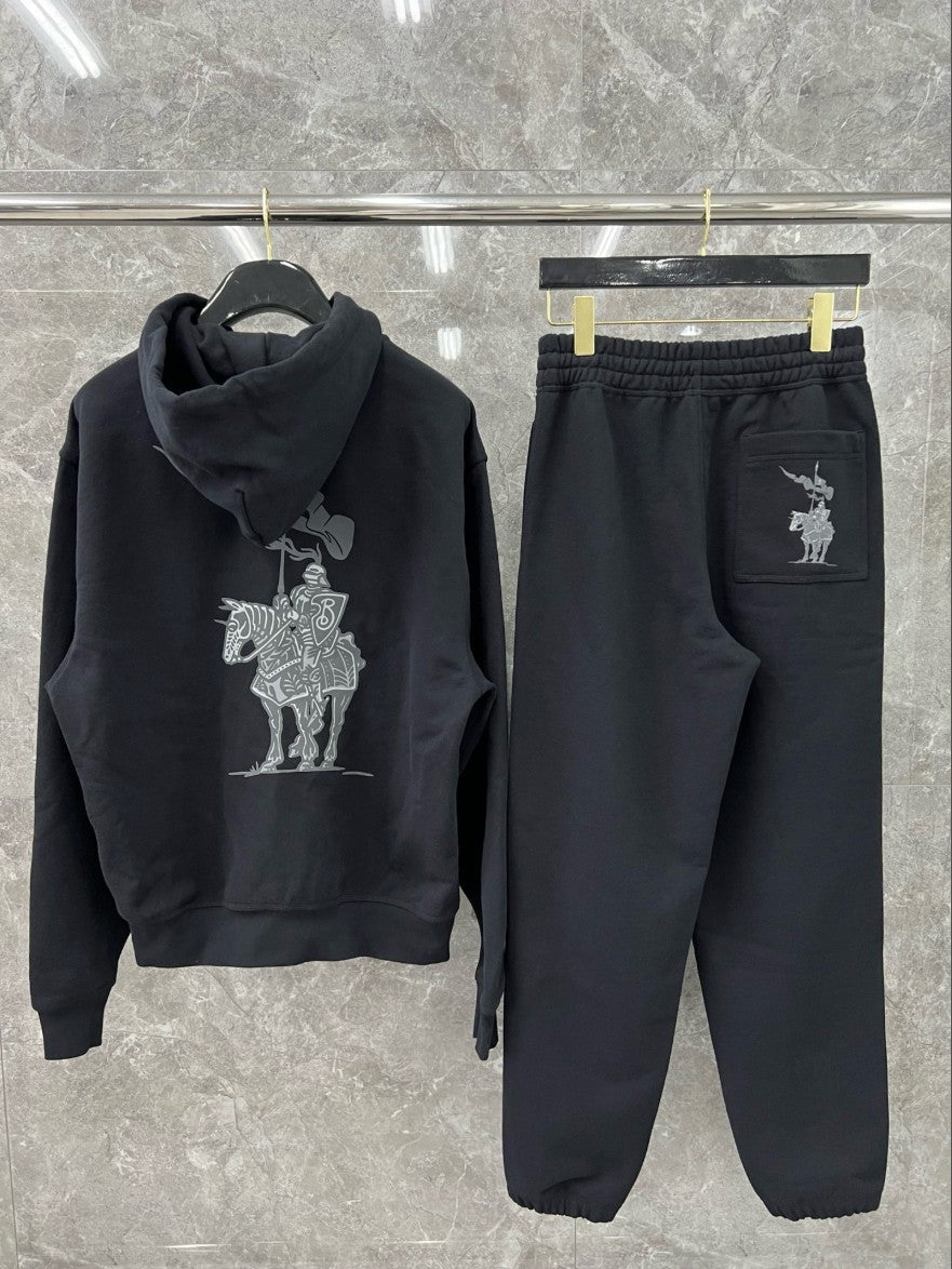 버버리 방패 로고 후드 집업