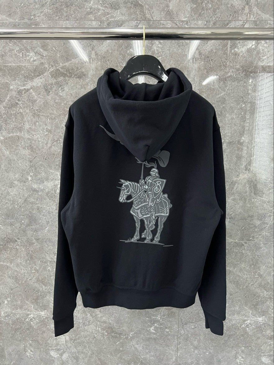 버버리 방패 로고 후드 집업