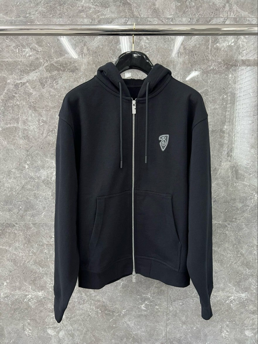 버버리 방패 로고 후드 집업