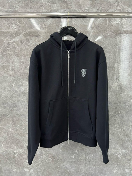 버버리 방패 로고 후드 집업