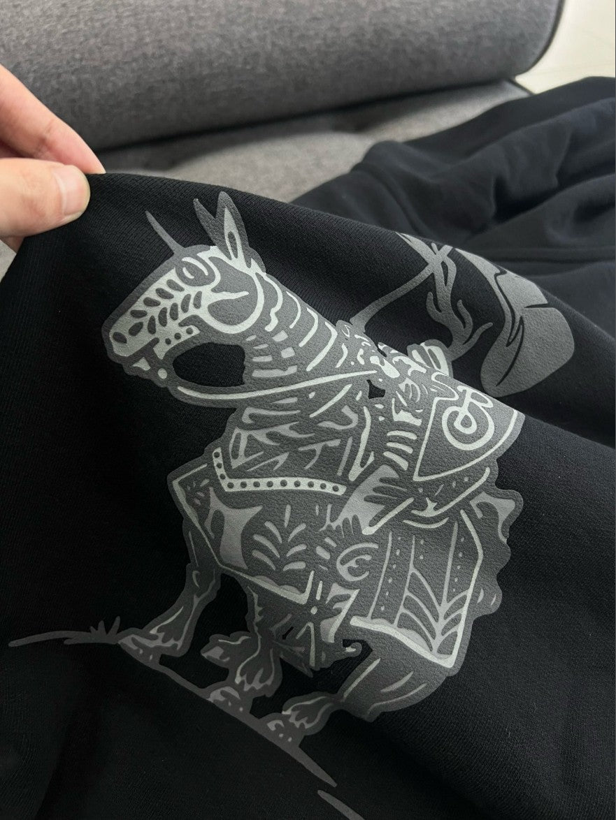 버버리 방패 로고 후드 집업